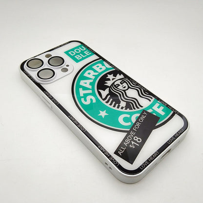 Starbucks Full Camera Lens Protective Hard Shel PC Case For apple iPhone 13 Pro