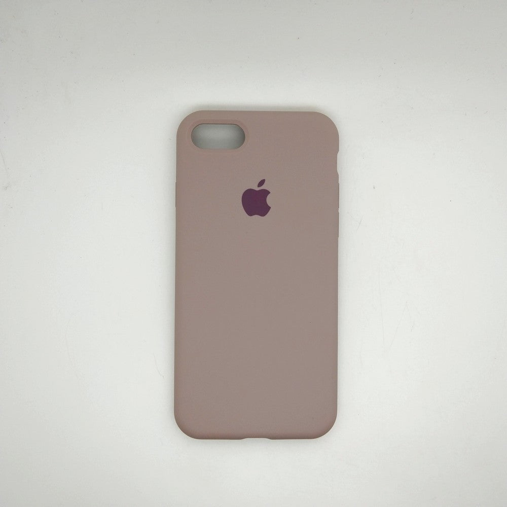 apple silicone case Velvet inner cover Hard back cover for iPhone 7 / 8