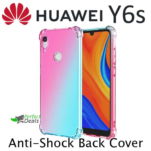 AntiShock Clear Back Cover Soft Silicone TPU Bumper case for Huawei Y6s