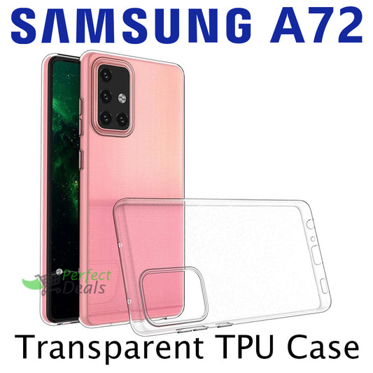 Transparent Clear TPU Case for Samsung A72