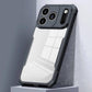 iPhone 17 Pro Shockproof Matte Black Border Aly Camera lens Protection back cover Case