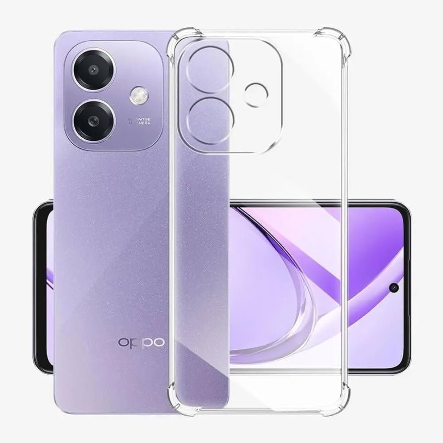 OPPO A3 Clear Anti-Shock Case Reinforced Bumper Protection