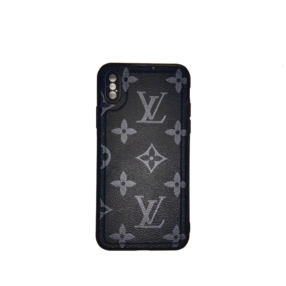 LV Case High Quality Perfect Cover Full Lens Protective Rubber TPU Case For apple iPhone X