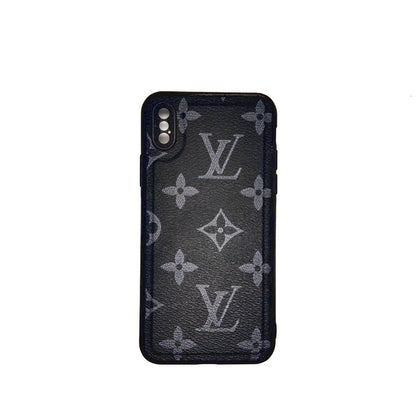 LV Case High Quality Perfect Cover Full Lens Protective Rubber TPU Case For apple iPhone X / XS