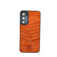 Samsung A34 5G POLO clothe texture case velvet Back Cover Orange