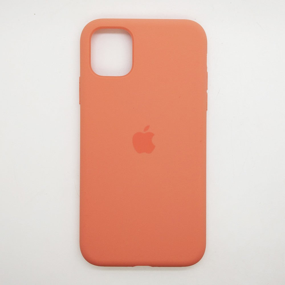 apple silicone case Velvet inner cover Hard back cover for iPhone 11