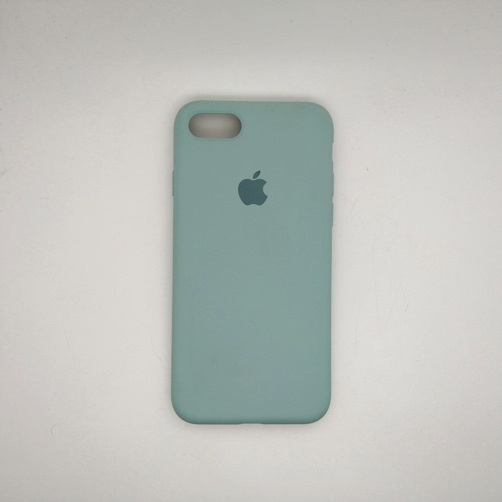 apple silicone case Velvet inner cover Hard back cover for iPhone 7 / 8