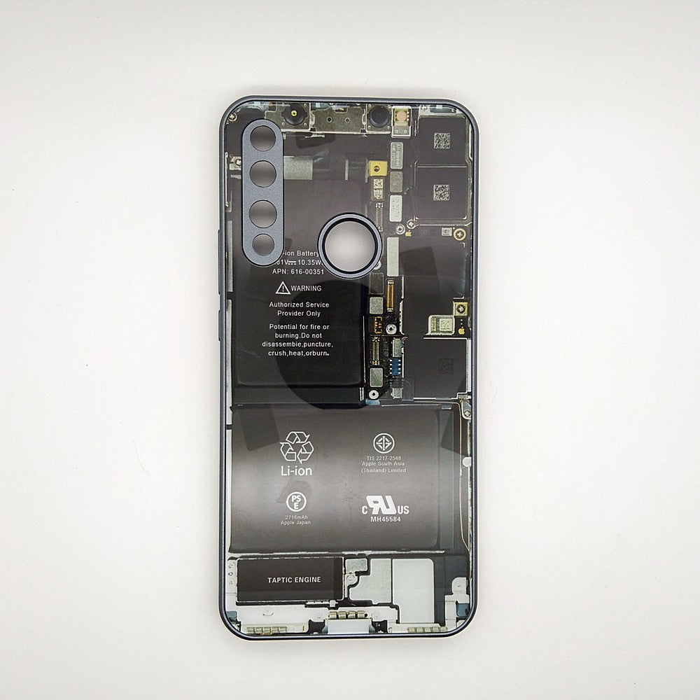 Circuit Board High Quality Hard Cover Full Camera Lens Protective Case for Huawei Y9 Prime 2019