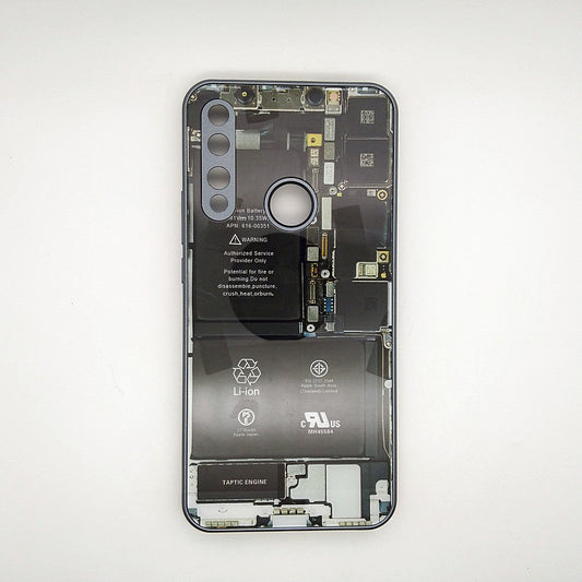 Circuit Board High Quality Hard Cover Full Camera Lens Protective Case for Huawei Y9 Prime 2019