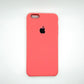 apple silicone case Velvet inner cover Hard back cover for iPhone 6 Plus / 6s Plus