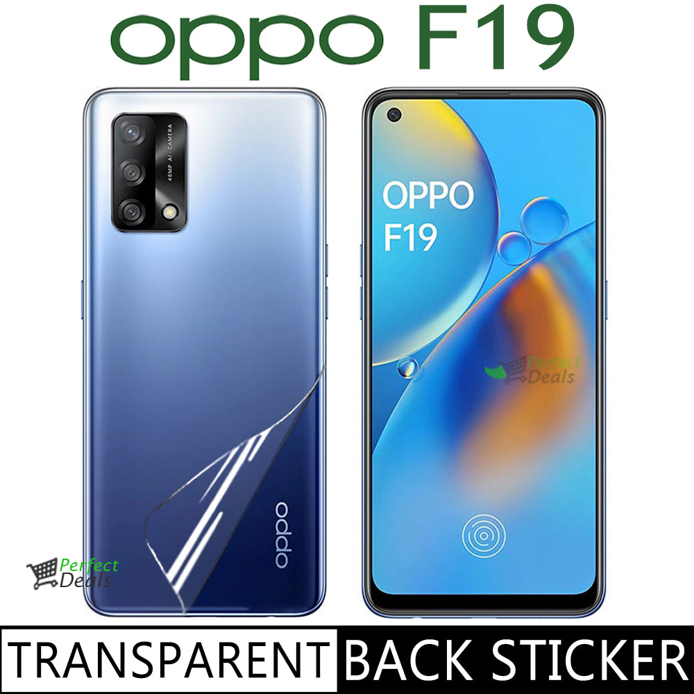 Clear Skin Back Sticker for OPPO F19
