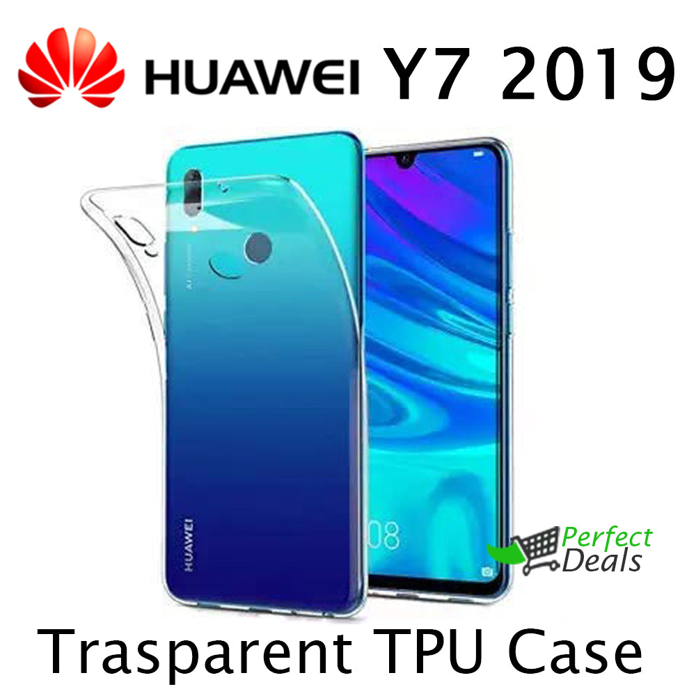 Transparent Clear TPU Case for Huawei Y7 Prime 2019