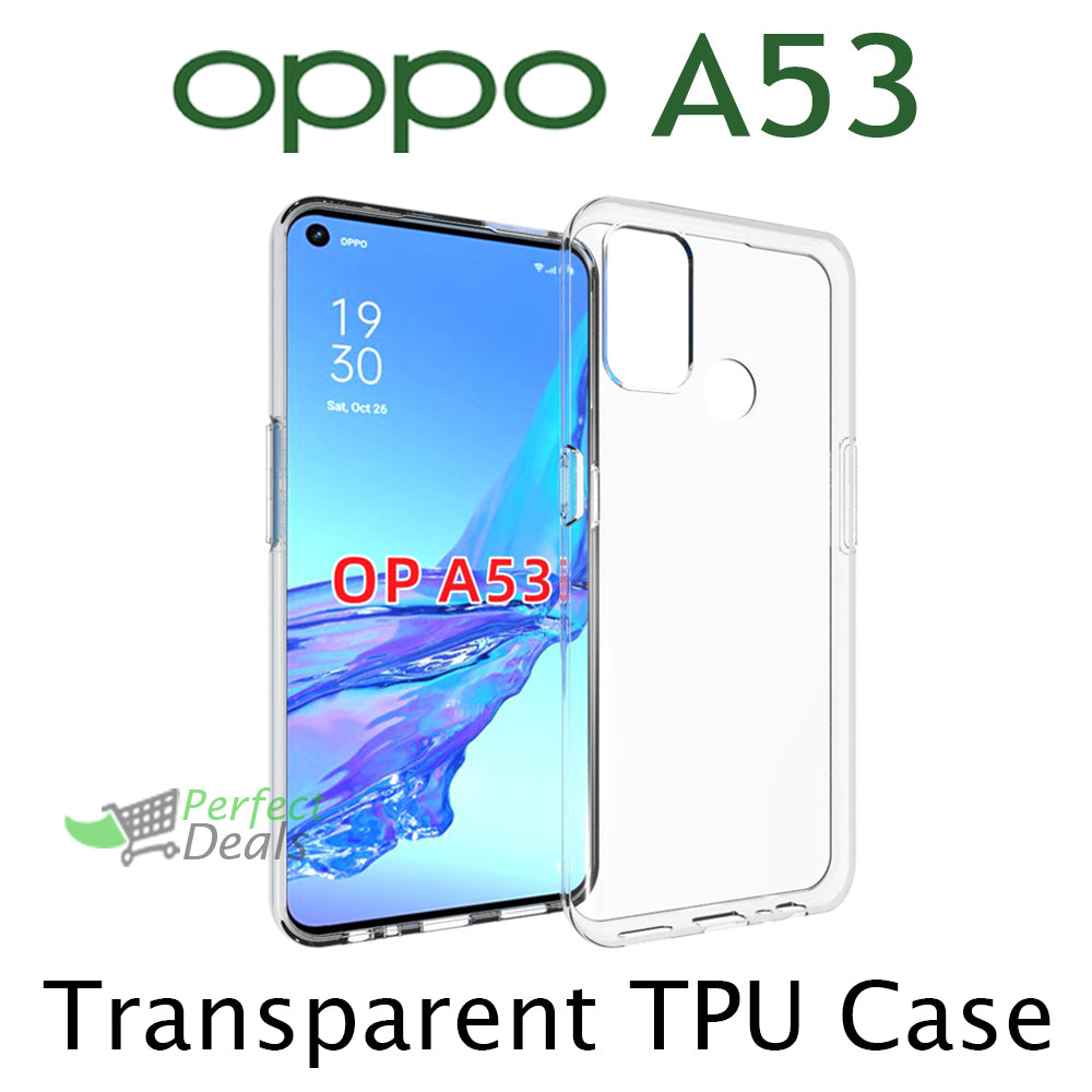 Transparent Clear TPU Case for OPPO A53