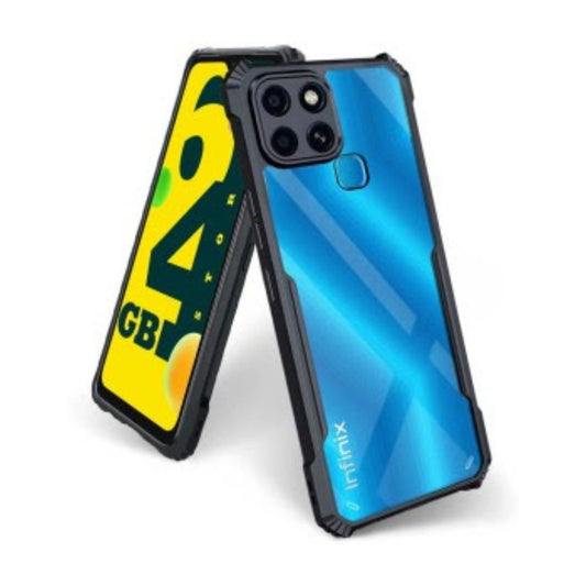 infinix Smart 6 iPaky Case Back Cover Matte Black TPU Bumper case