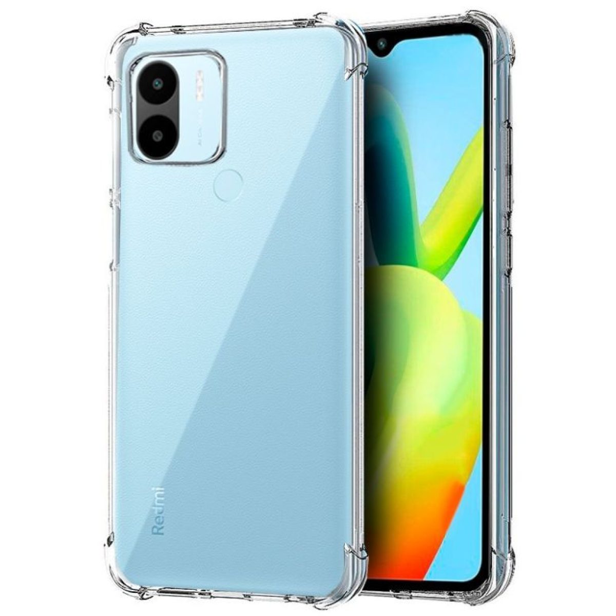 AntiShock Clear Back Cover Soft Silicone TPU Bumper case for Redmi A1 Plus