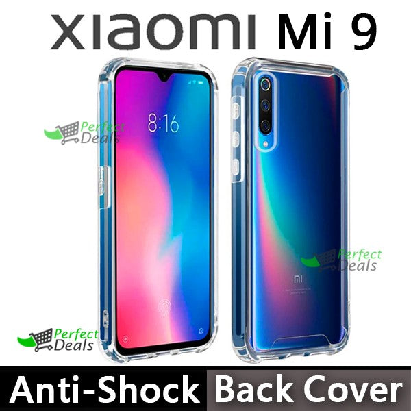 AntiShock Clear Back Cover Soft Silicone TPU Bumper case for Xiaomi Mi 9