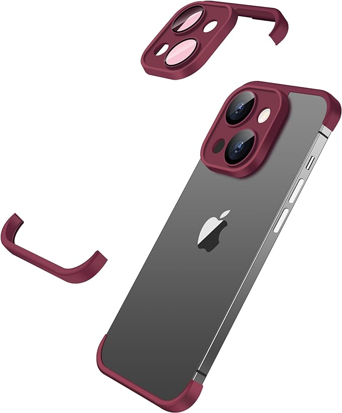 Clip Case Corner Rimless Soft TPU Clip for iPhone 13