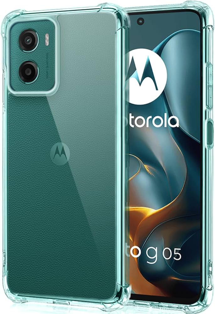 Motorola Moto G05 Clear Anti-Shock Case Reinforced Bumper Cover