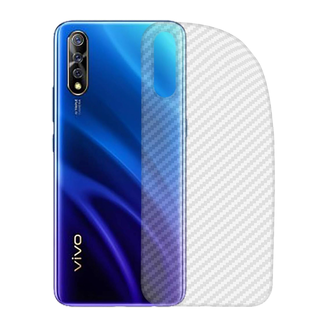 Carbon Back Sticker for Vivo