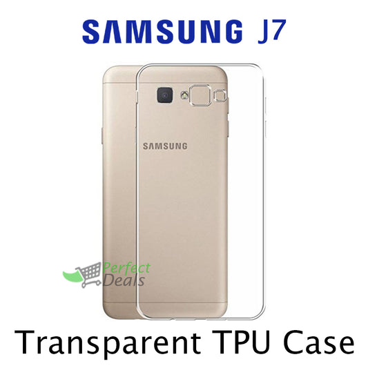 Transparent Clear TPU Case for Samsung J7