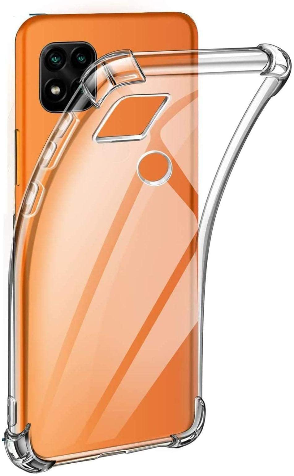 Redmi 9C Clear Anti-Shock Case Reinforced Drop Protection Cover