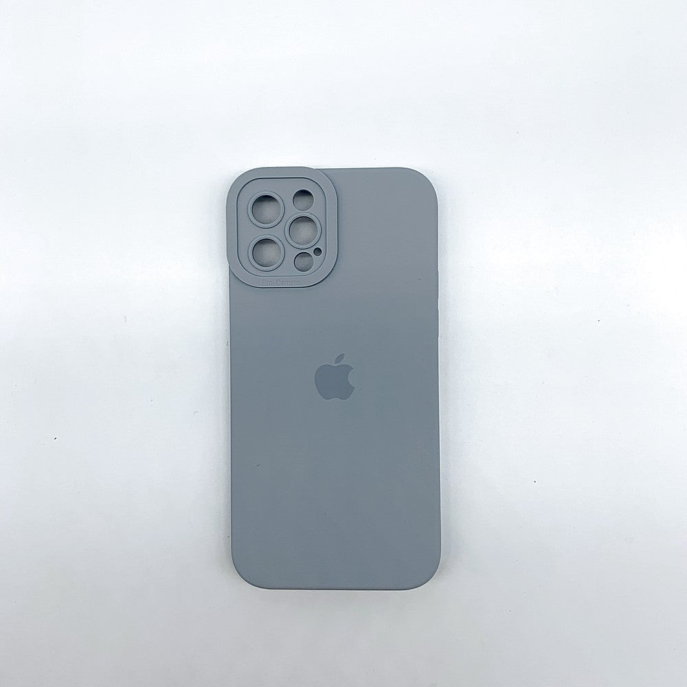 apple silicone case Velvet inner cover Hard back cover for iPhone 12 Pro