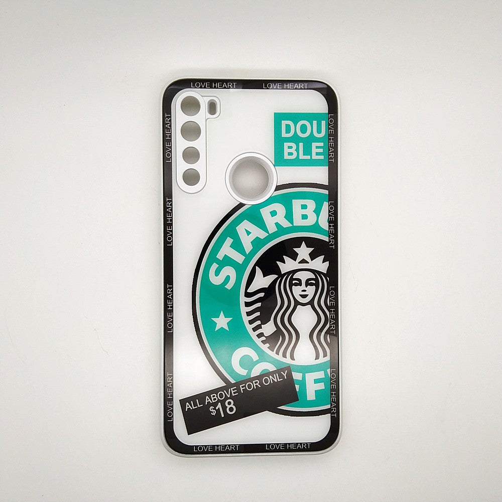 Starbucks Full Camera Lens Protective Hard Shel PC Case For Redmi REDMI NOTE 8