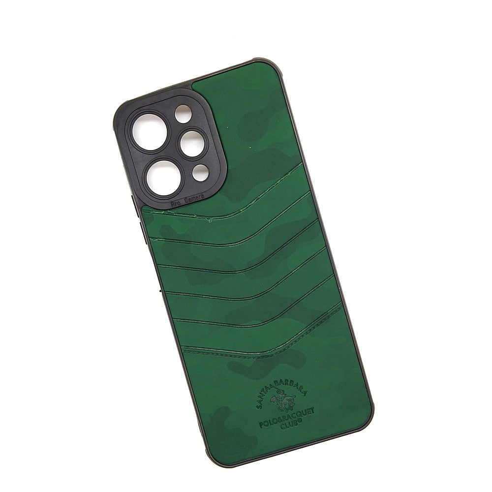 Redmi 12 POLO clothe texture case velvet Back Cover Green