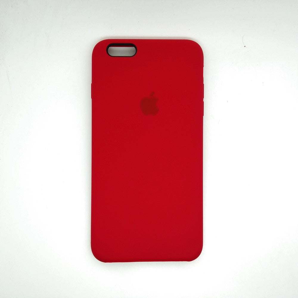 apple silicone case Velvet inner cover Hard back cover for iPhone 6 Plus / 6s Plus