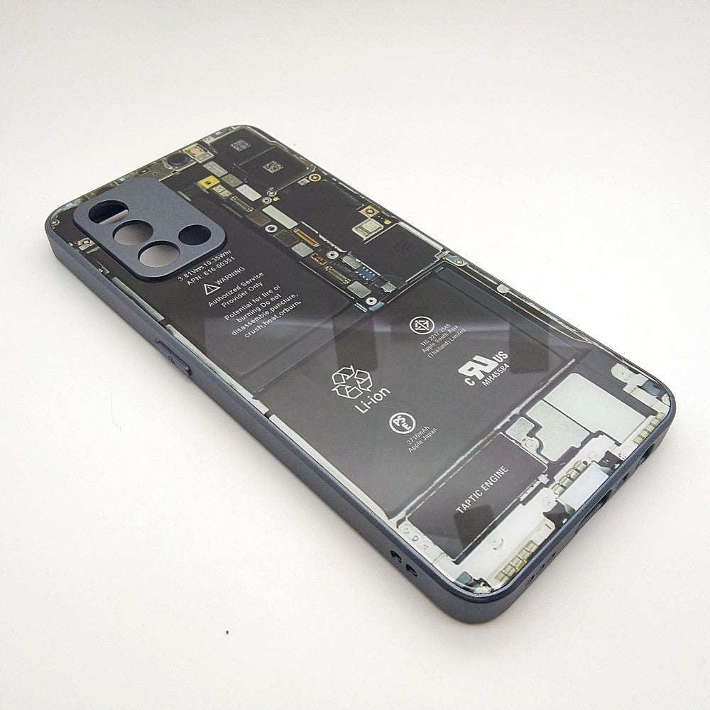 Circuit Board High Quality Hard Cover Full Camera Lens Protective Case for OPPO F19