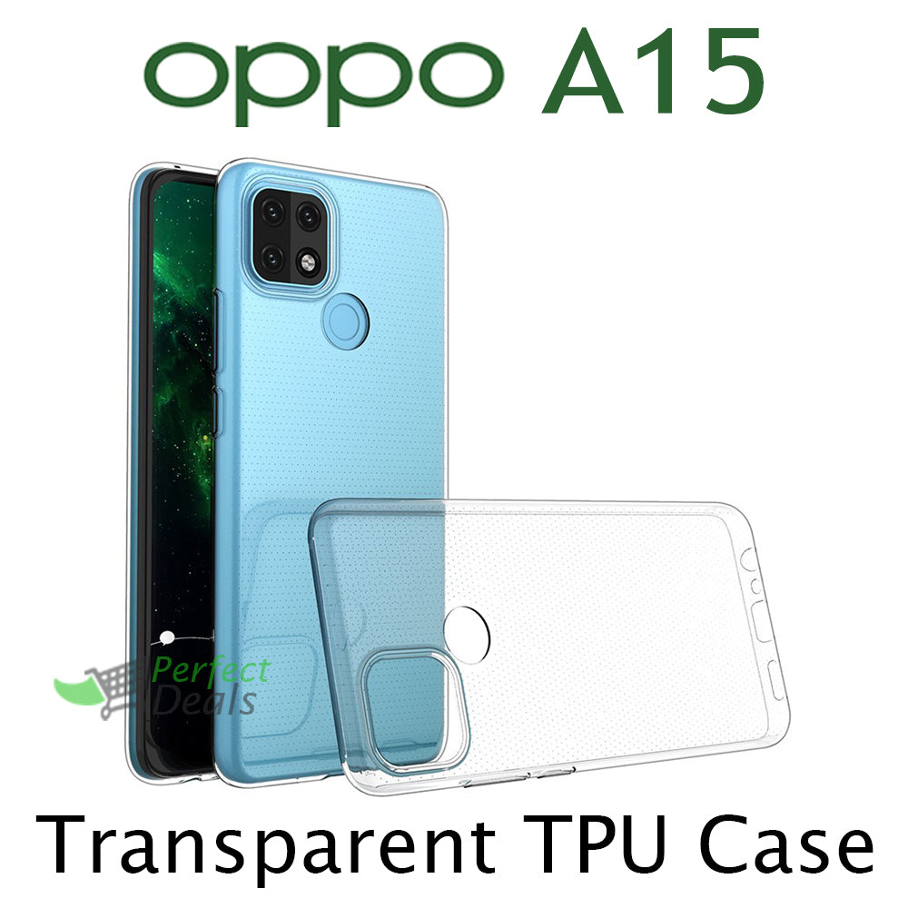 Transparent Clear TPU Case for OPPO A15