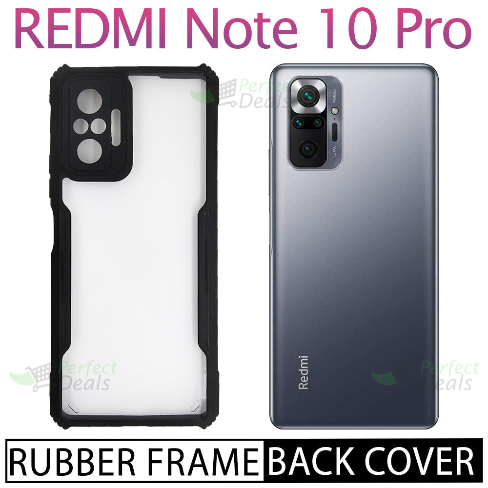 ALY Soft Silicone Bumper Case For Redmi Note 10 Pro