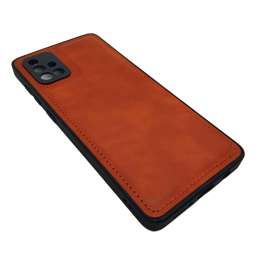 Luxury Leather Case Protection Phone Case Back Cover for Samsung A71 4G