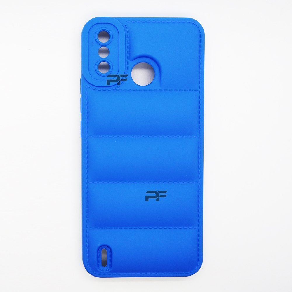 Puffer Case Jacket Cushion Back Cover for Techno SPARK 6 GO