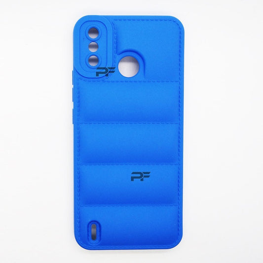 Puffer Case Jacket Cushion Back Cover for Techno SPARK 6 GO