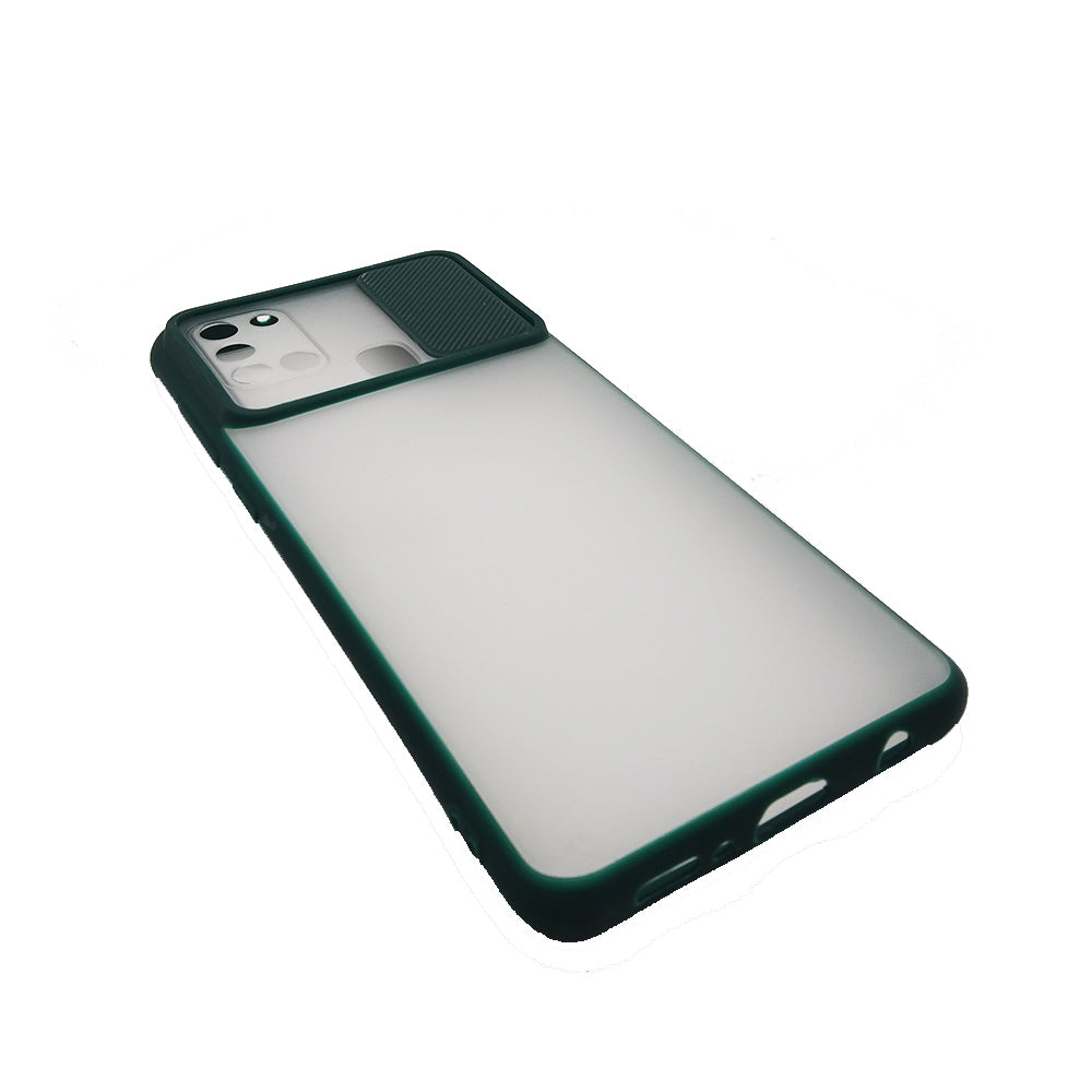 Camera Protection Slide PC+TPU case for Samsung A21s