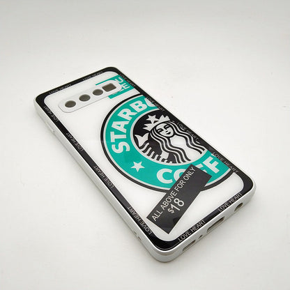 S10 4G Starbucks Series High Quality Perfect Cover Full Lens Protective Transparent TPU Case For Samsung S10 4G