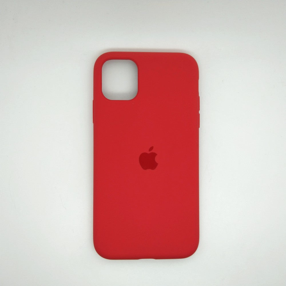 apple silicone case Velvet inner cover Hard back cover for iPhone 11