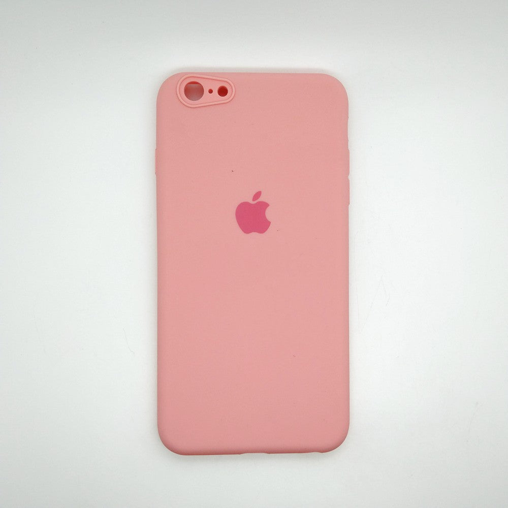 apple silicone case Velvet inner cover Hard back cover for iPhone 6 Plus / 6s Plus