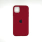 apple silicone case Velvet inner cover Hard back cover for iPhone 11