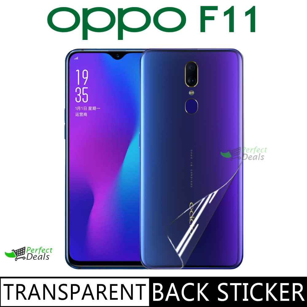 Clear Skin Back Sticker for OPPO F11