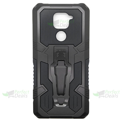iCrystal Hybrid Anti Shock Case with Holder and Stand for Redmi Note 9