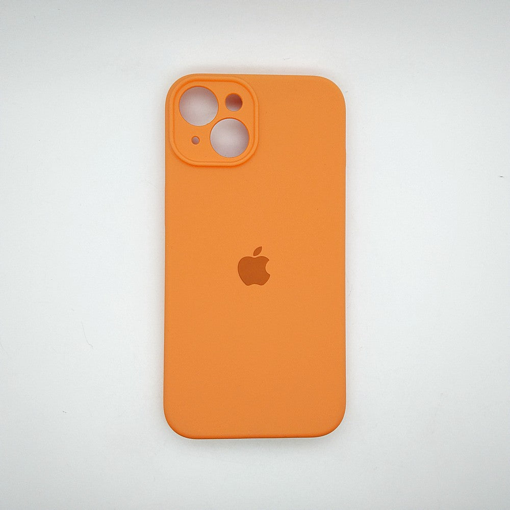 apple silicone case Velvet inner cover Hard back cover for iPhone 14