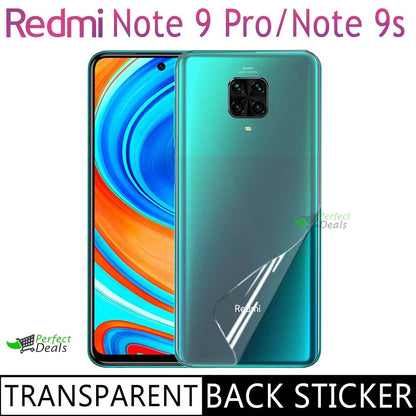 Clear Skin Back Sticker for Redmi Note 9 Pro