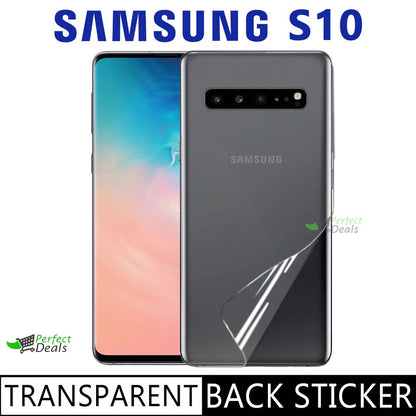 Clear Skin Back Sticker for Samsung Galaxy S10