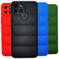 Puffer Case Jacket Cushion Back Cover for infinix SMART 6