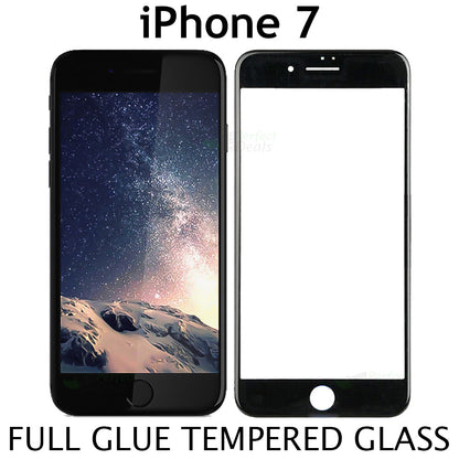 Screen Protector Tempered Glass for apple iPhone 7 / 8 Black