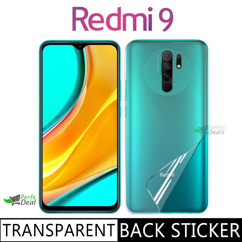 Clear Skin Back Sticker for Redmi 9