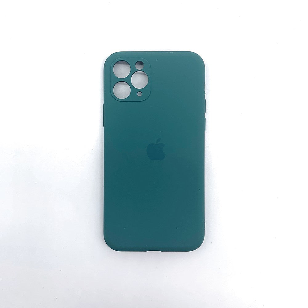 apple silicone case Velvet inner cover Hard back cover for iPhone 11 Pro
