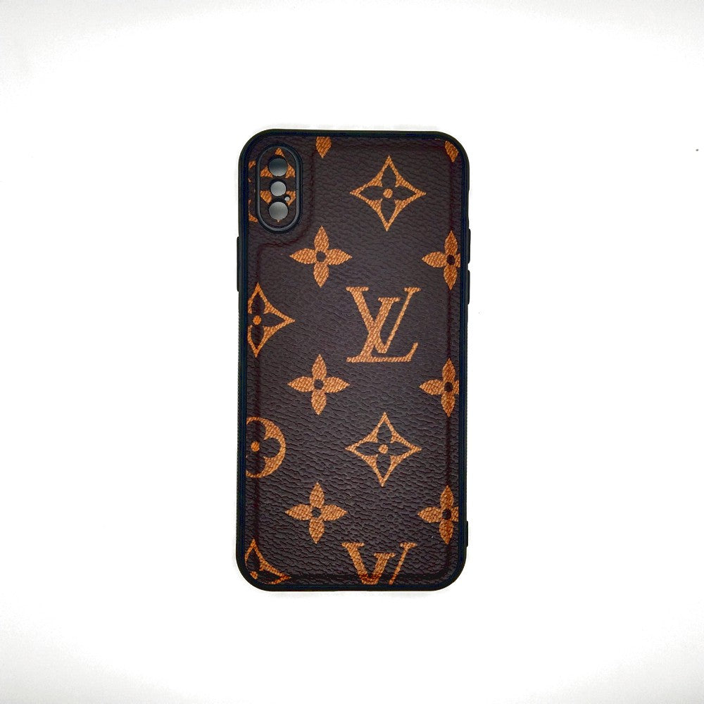 LV Case High Quality Perfect Cover Full Lens Protective Rubber TPU Case For apple iPhone XS